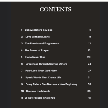 Miracle Yourself Today | 21-Day Miracle Challenge | Digital Ebook